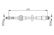 Brzdová hadice BOSCH 1 987 481 672