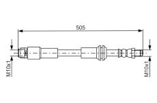 Brzdová hadica BOSCH 1 987 481 675