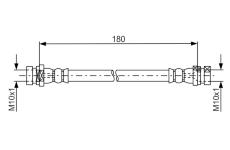 Brzdová hadice BOSCH 1 987 481 681