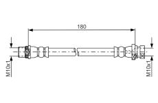 Brzdová hadice BOSCH 1 987 481 682