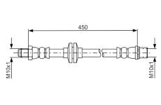 Brzdová hadice BOSCH 1 987 481 683