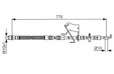 Brzdová hadice BOSCH 1 987 481 684