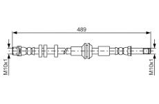 Brzdová hadice BOSCH 1 987 481 691