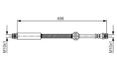 Brzdová hadice BOSCH 1 987 481 711