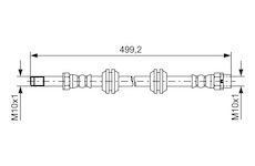 Brzdová hadice BOSCH 1 987 481 727