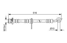 Brzdová hadice Bosch 1987481729
