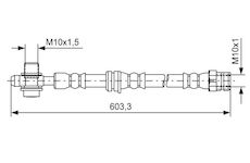 Brzdová hadice BOSCH 1 987 481 742