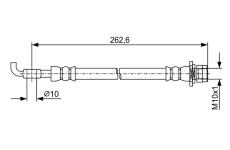 Brzdová hadice BOSCH 1 987 481 936