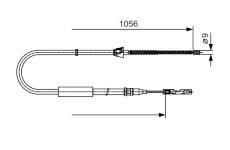 Tazne lanko, parkovaci brzda BOSCH 1 987 482 125