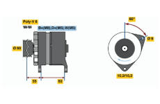 generátor BOSCH 6 033 GB3 046