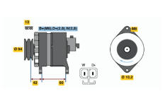 generátor BOSCH 6 033 GB4 008