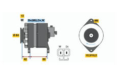 generátor BOSCH 6 033 GB4 021