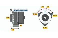 Alternátor BOSCH 9 120 080 112