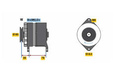 Alternátor BOSCH 9 120 080 169