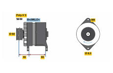 Alternátor BOSCH 9 120 080 172