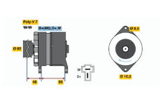 generátor BOSCH 9 120 334 139