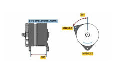 Alternátor BOSCH F 000 LD0 203