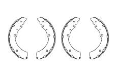 Sada brzdových čelistí BOSCH F 026 008 020