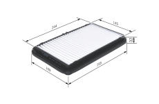 Vzduchový filtr BOSCH F 026 400 001