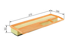 Vzduchový filtr Bosch F026400002