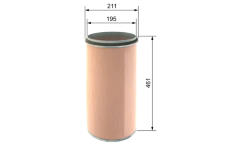 Filter sekundárneho vzduchu BOSCH F 026 400 022
