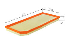 Vzduchový filter BOSCH F 026 400 026