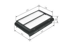 Vzduchový filtr Bosch F026400090