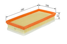 Vzduchový filter BOSCH F 026 400 103