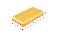 Vzduchový filter BOSCH F 026 400 107