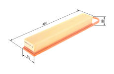 Vzduchový filter BOSCH F 026 400 115
