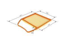 Vzduchový filtr BOSCH F 026 400 148