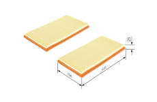 Vzduchový filter BOSCH F 026 400 152