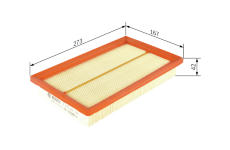 Vzduchový filter BOSCH F 026 400 168