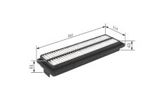 Vzduchový filtr BOSCH F 026 400 232