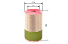 Vzduchový filtr BOSCH F 026 400 257