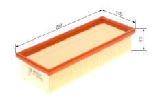 Vzduchový filter BOSCH F 026 400 263
