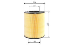 Vzduchový filter BOSCH F 026 400 276