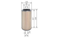 Vzduchový filter BOSCH F 026 400 322