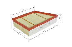 Vzduchový filtr BOSCH F 026 400 324