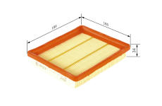 Vzduchový filter BOSCH F 026 400 325