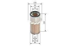 Vzduchový filtr BOSCH F 026 400 337