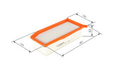 Vzduchový filter BOSCH F 026 400 343
