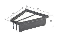 Vzduchový filtr BOSCH F 026 400 417