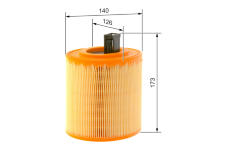 Vzduchový filter BOSCH F 026 400 467