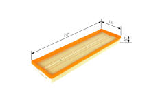 Vzduchový filter BOSCH F 026 400 478