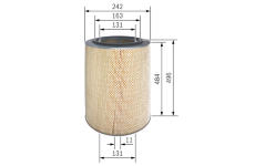 Vzduchový filter BOSCH F 026 400 487