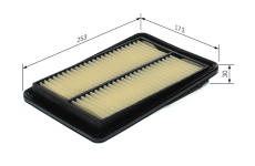 Vzduchový filter BOSCH F 026 400 561