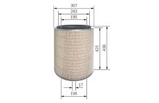 Vzduchový filter BOSCH F 026 400 604