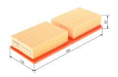 Vzduchový filter BOSCH F 026 400 631