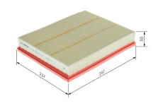Vzduchový filter BOSCH F 026 400 750